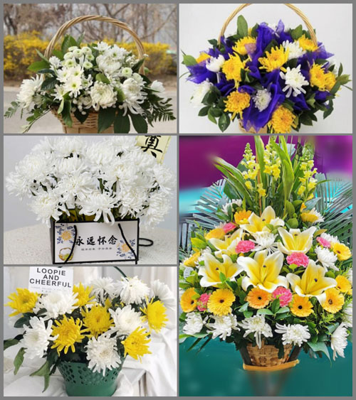 海南海口市龙华区海垦街道滨秀社区白事提篮配送